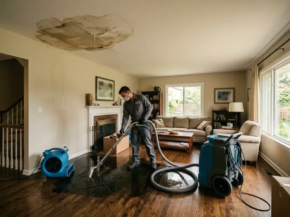 attic-pipe-burst-ceiling-drip-008 — frequently asked questions, Water Damage Restoration & Carpet Care in Taylor Mill, KY